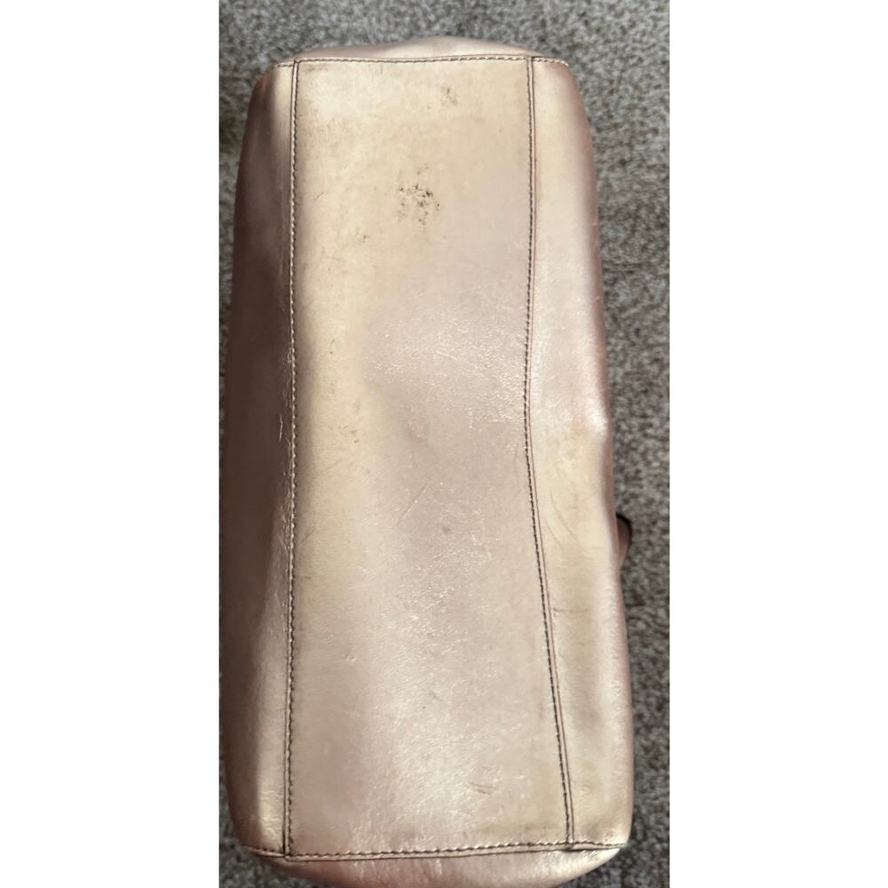 Kate Spade Metallic Rose Gold Tote‎ Bag Purse - Picture 4 of 7